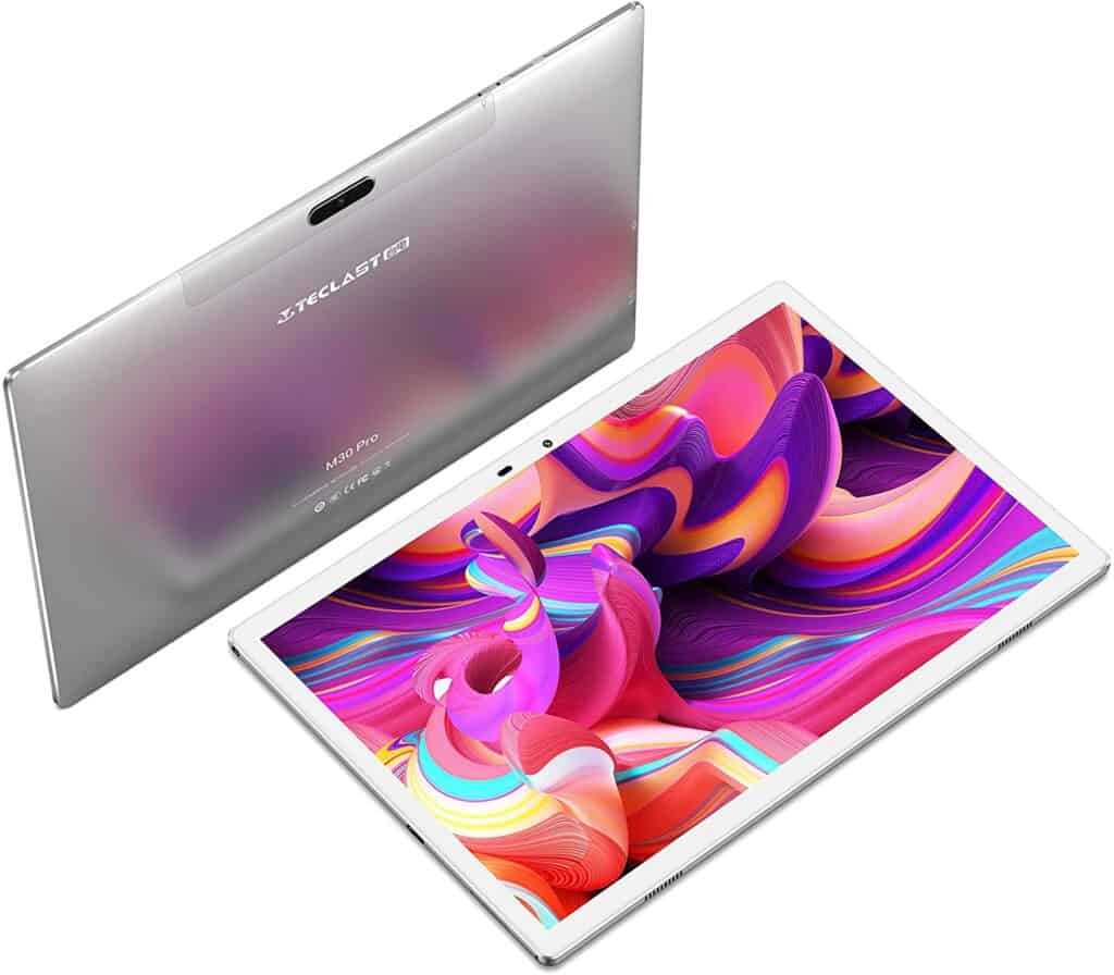 TECLAST M30 detalle parte posterior materiales