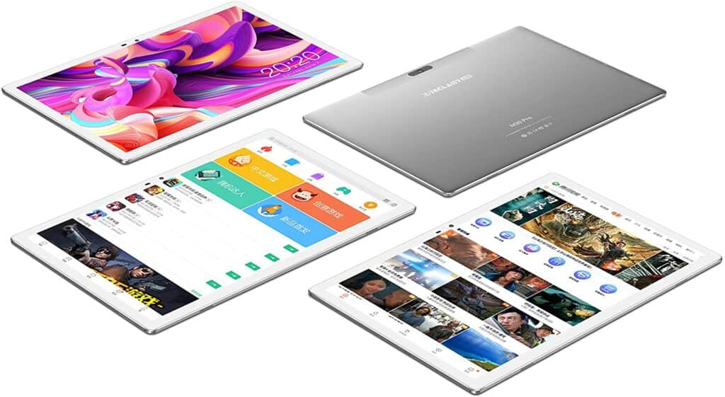 tablet teclast m30 vista de varios ángulos
