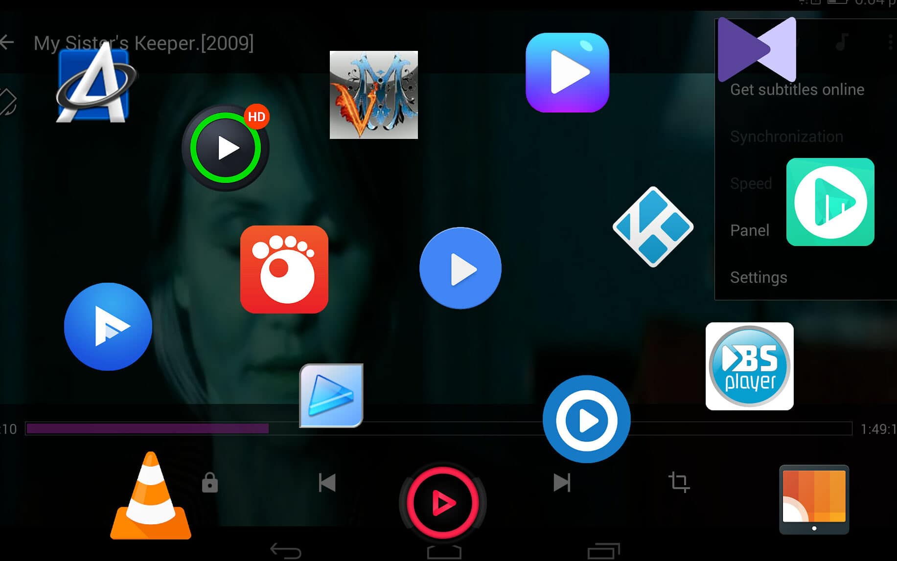 reproductor de video avi y mkv para tablets android