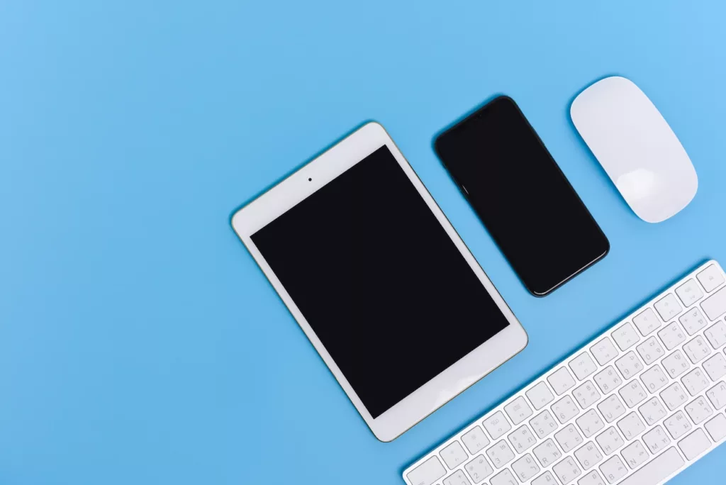 ratón bluetooth o inalambrico conectado a tablet