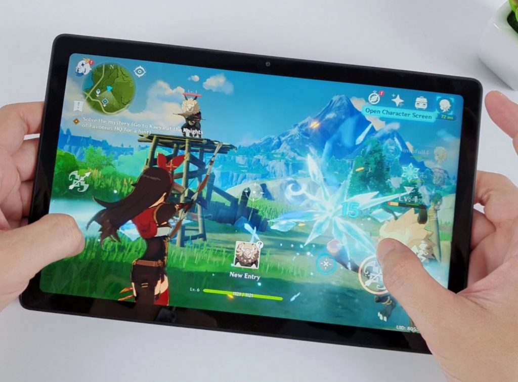 Juego genshin impact mobile para tablet