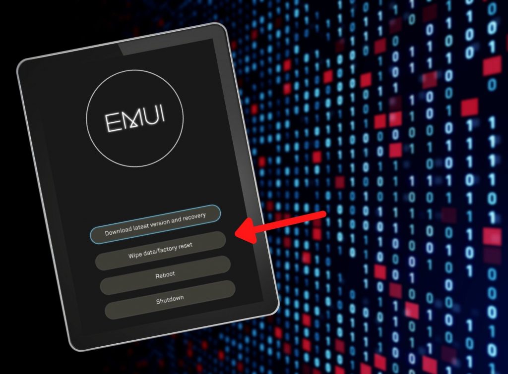 Resetear  tablet Huawei con sistema operativo EMUI