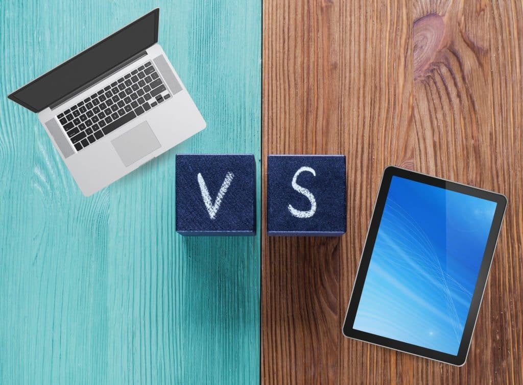 Diferencias entre una laptop portátil y una tablet 