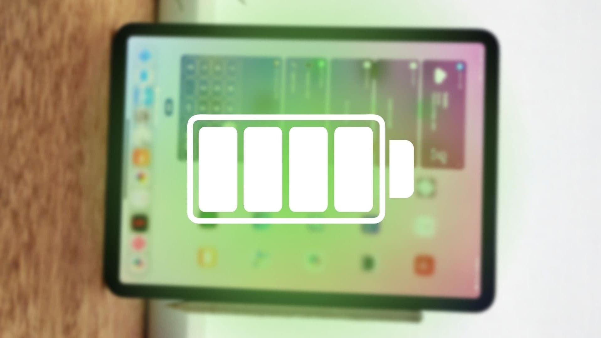 Batería de tablet para trabajar