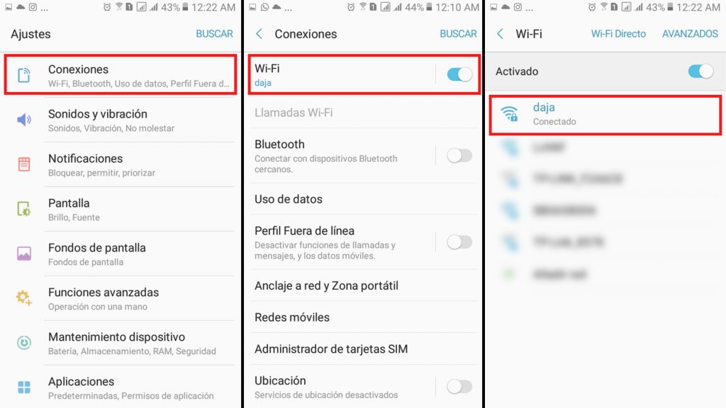 Paso a paso para activar red inalámbrica en tablets Android