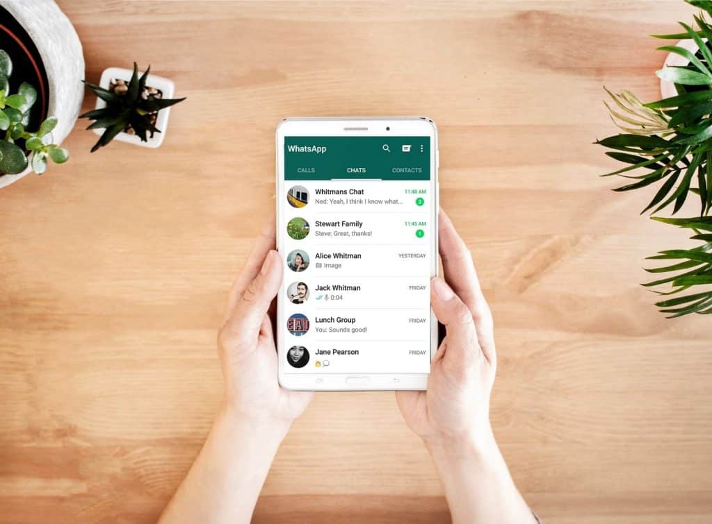 Whatsapp tablet android