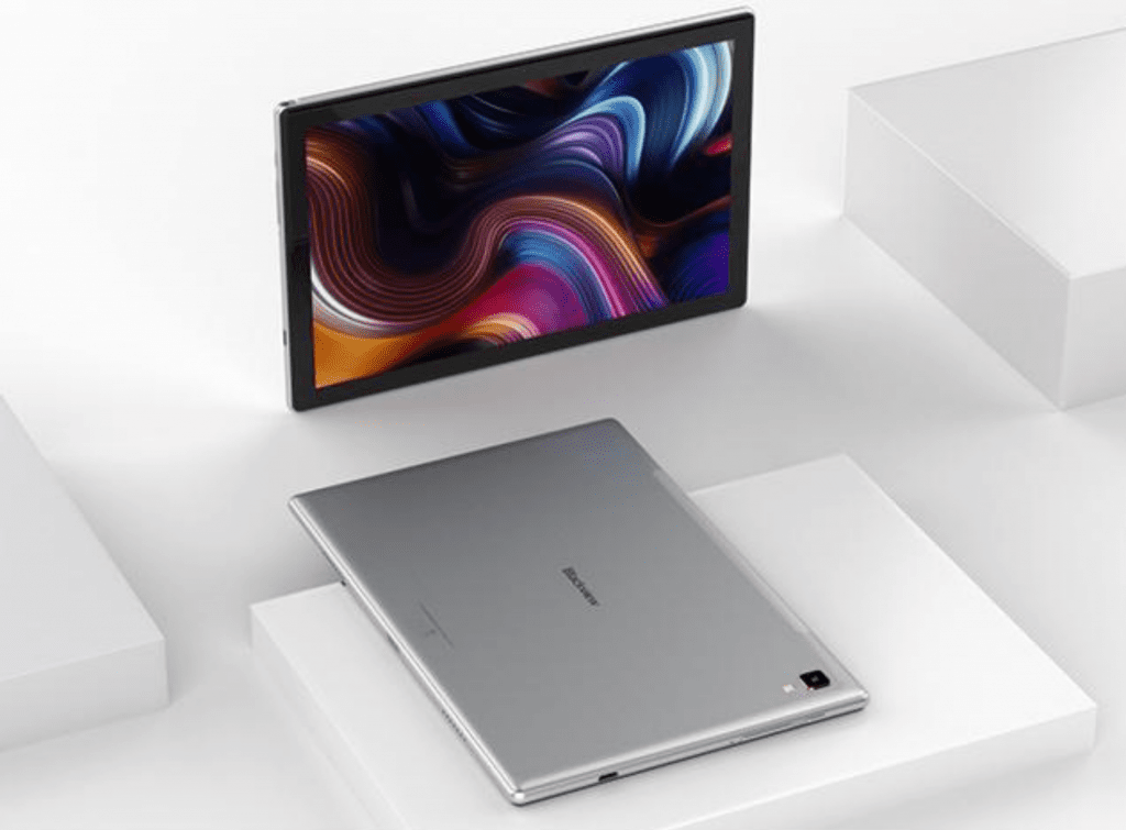 Diseño y terminación de aluminio de tablet blackview