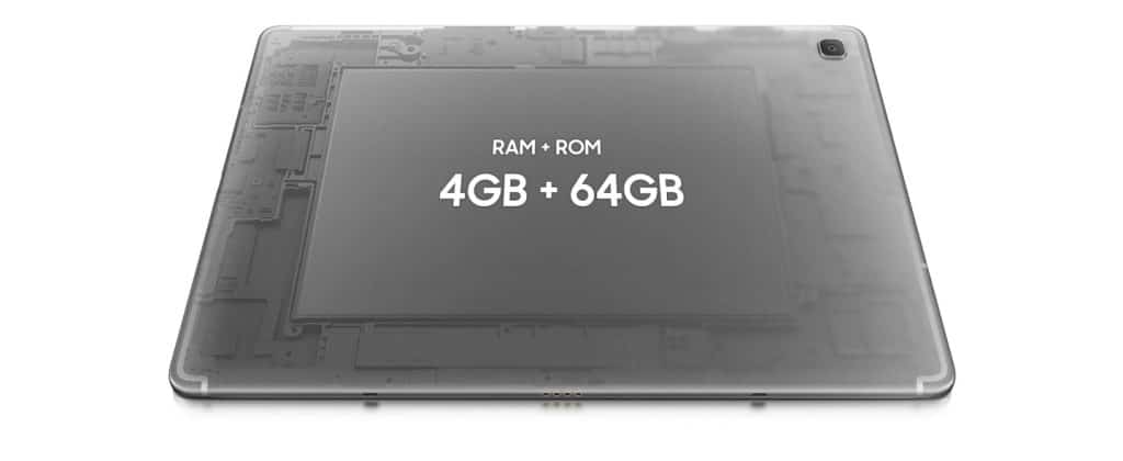 Almacenamiento de Galaxy tab S5e