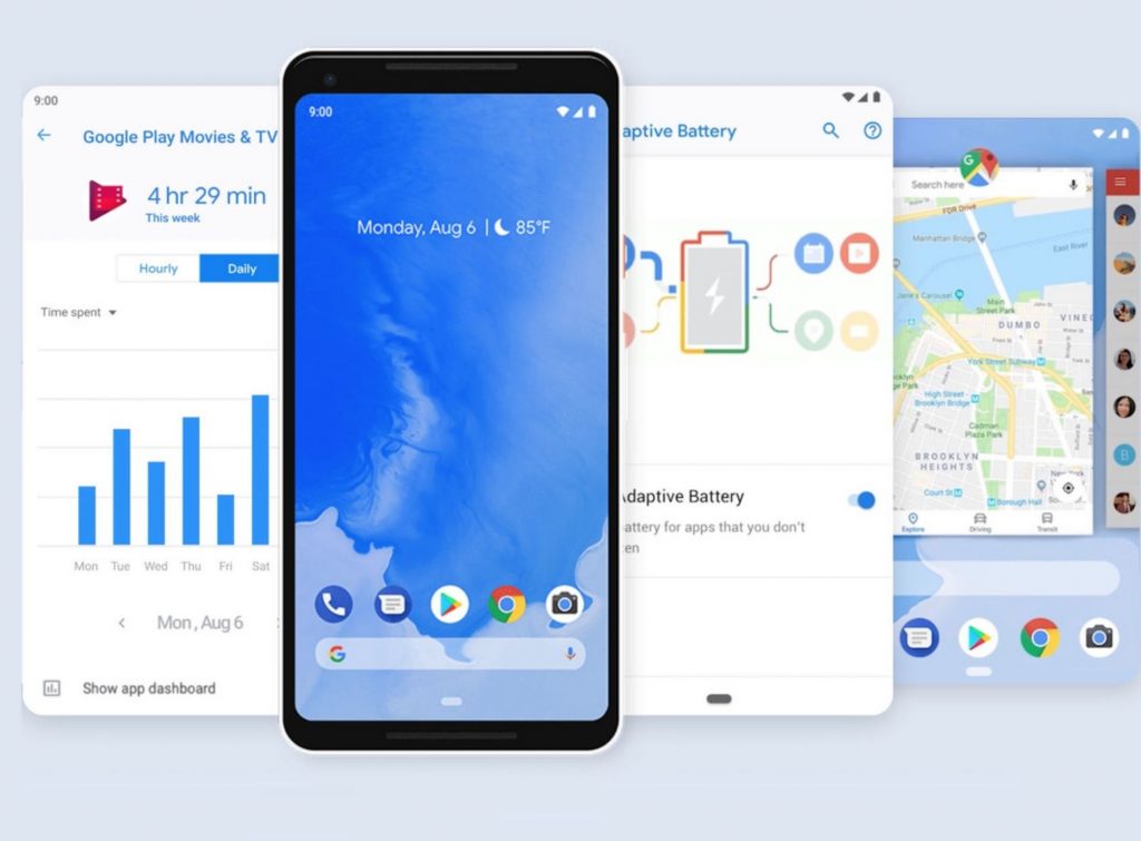 Android 9.0 apple pie software para Samsung Galaxy Tab S5e
