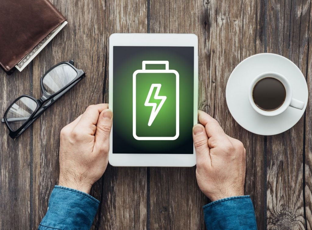Características de las baterías de las tablets