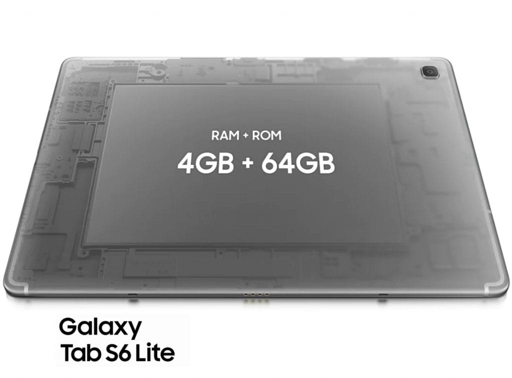Almacenamiento ROM y RAM de Galaxy Tab S6 Lite
