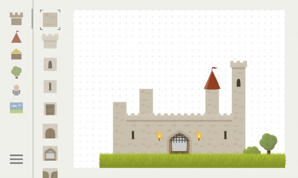 App para creación de castillos Castle Life