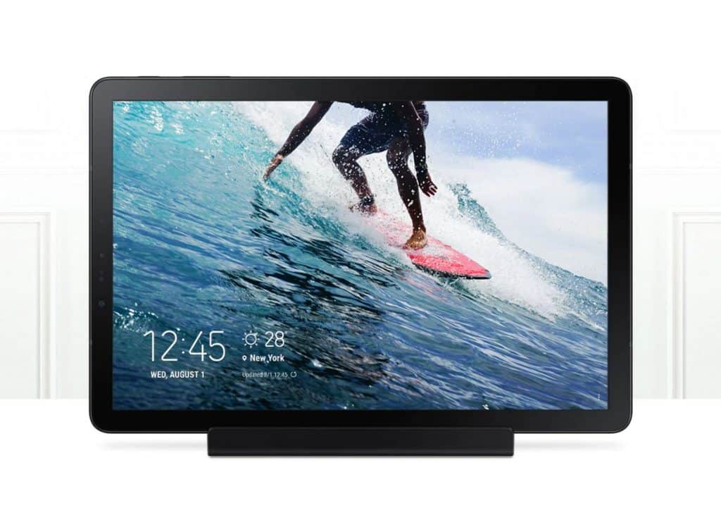Diseño y tamaño de pantalla de la tablet galaxy Tab S4