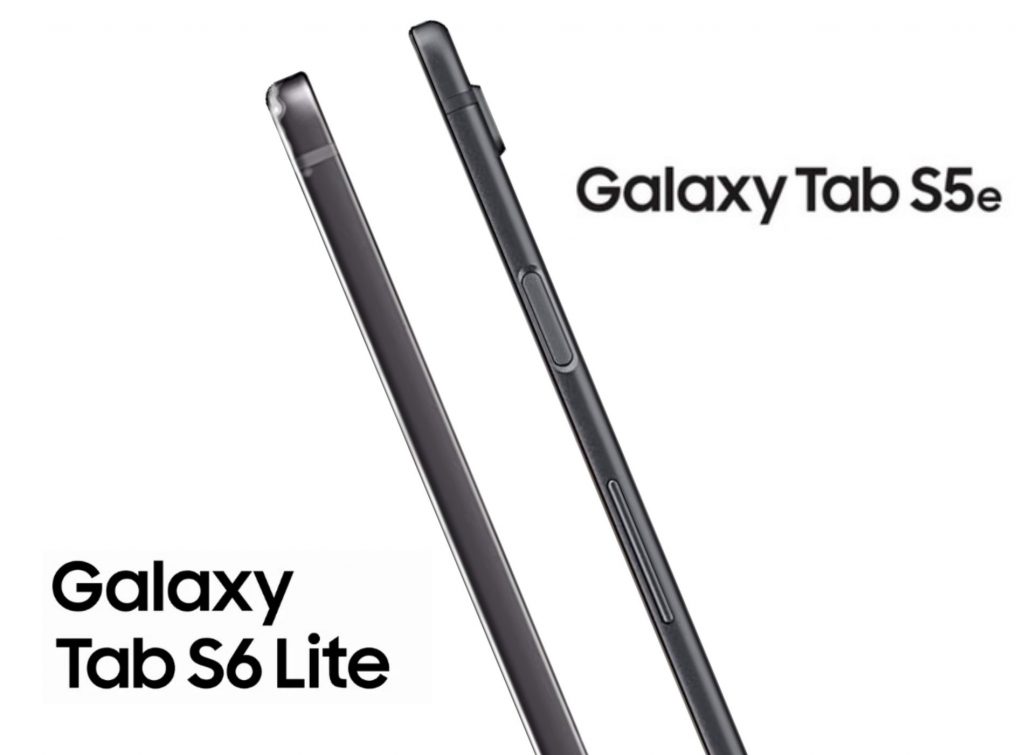 Grosor de tablets Galaxy Tab S5e y S6 lite