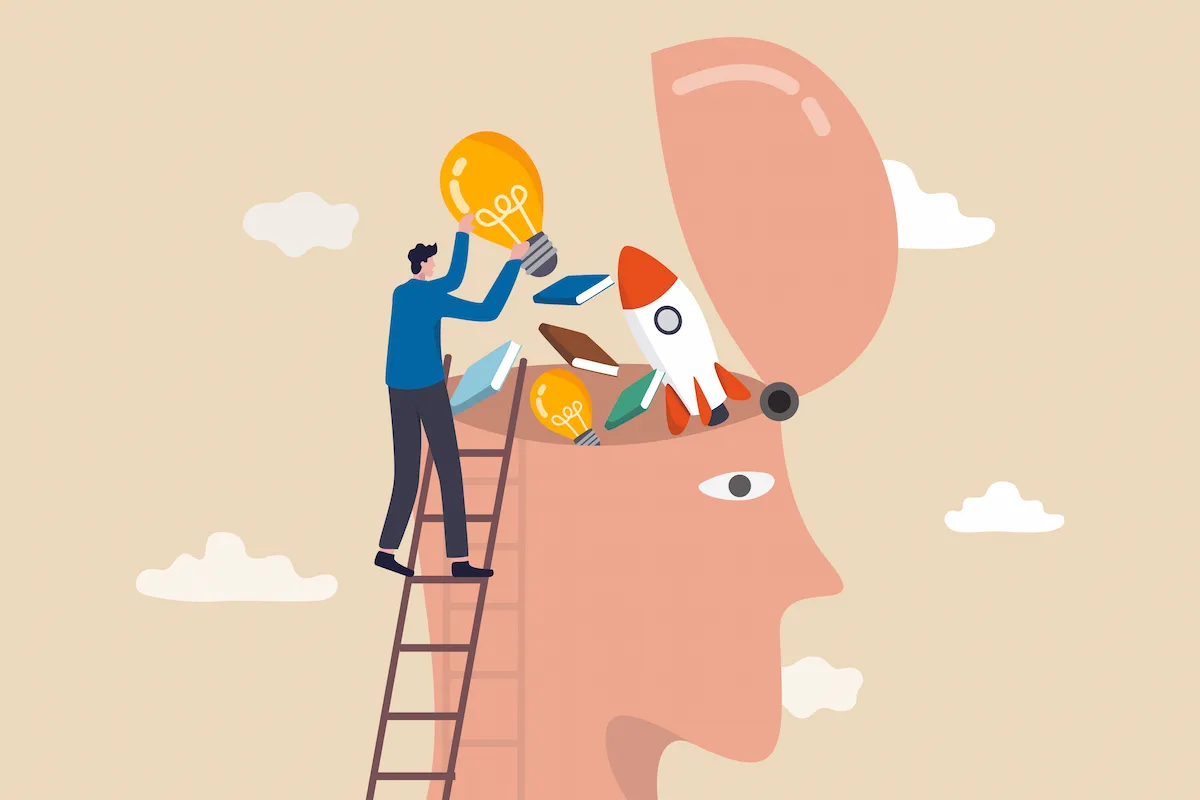 estimulación cognitiva ilustración