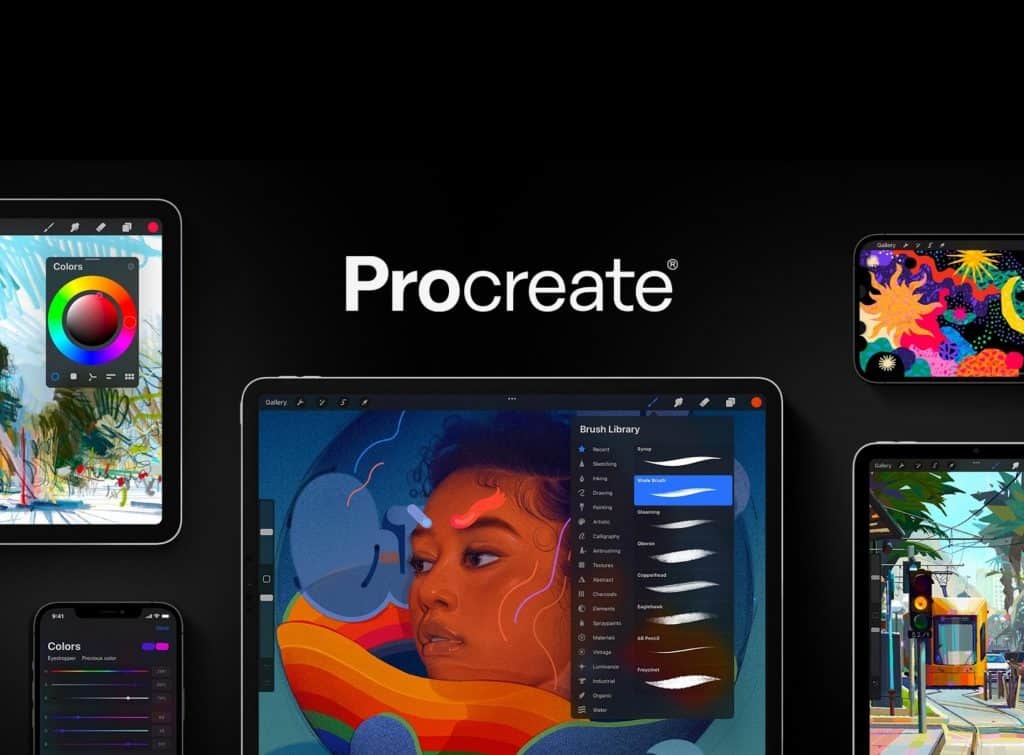 ProCreate la app para dibujar en iPad 