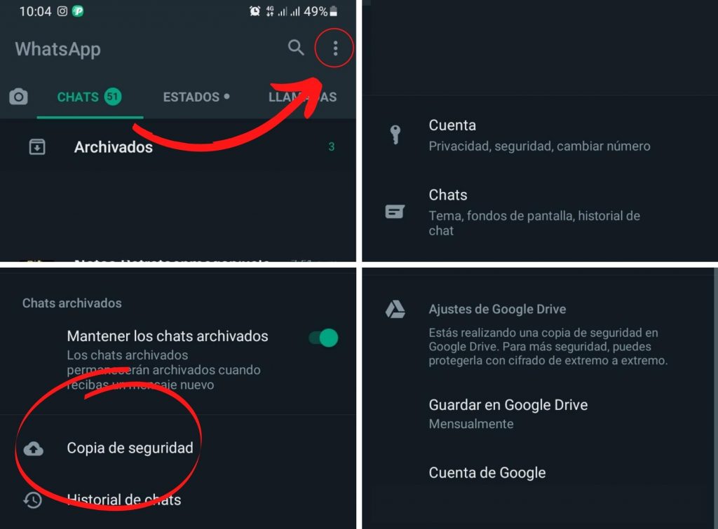 Cómo recuperar mensajes eliminados en WhatsApp