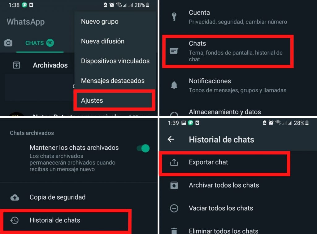 Pasar de WhatsApp normal a WhatsApp Business sin perder datos