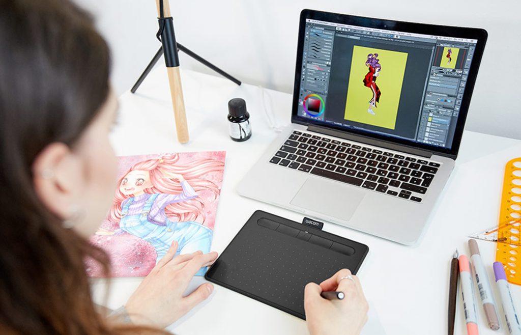 tableta gráfica para photoshop o illustrator