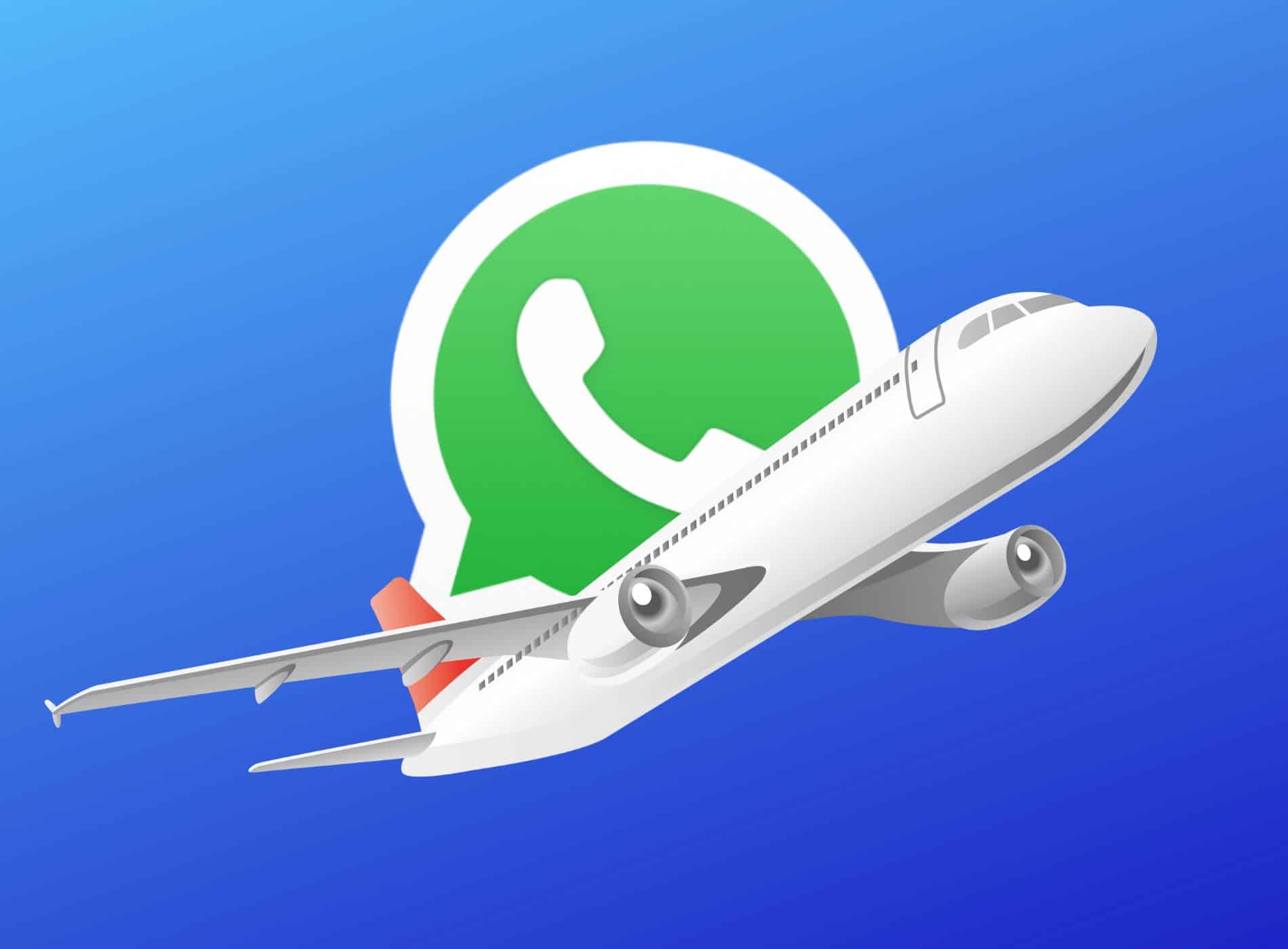¿Cómo puedo utilizar el Modo Avión WhatsApp