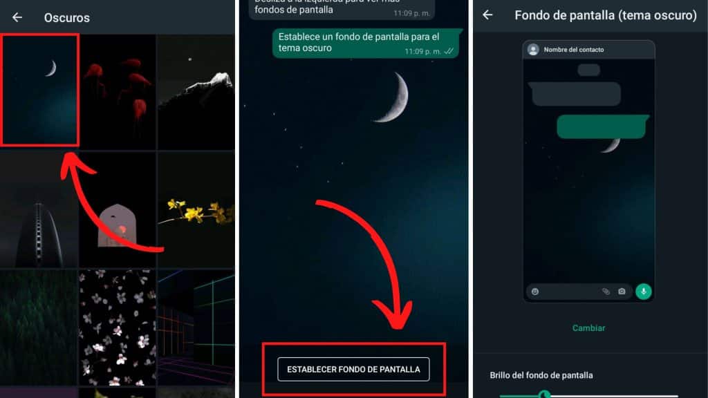 Como cambiar el fondo de los chats de WhatsApp 3