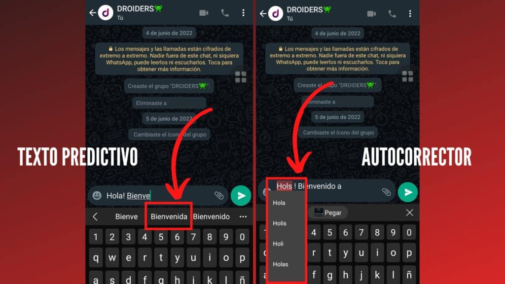 Cómo desactivar el corrector de WhatsApp