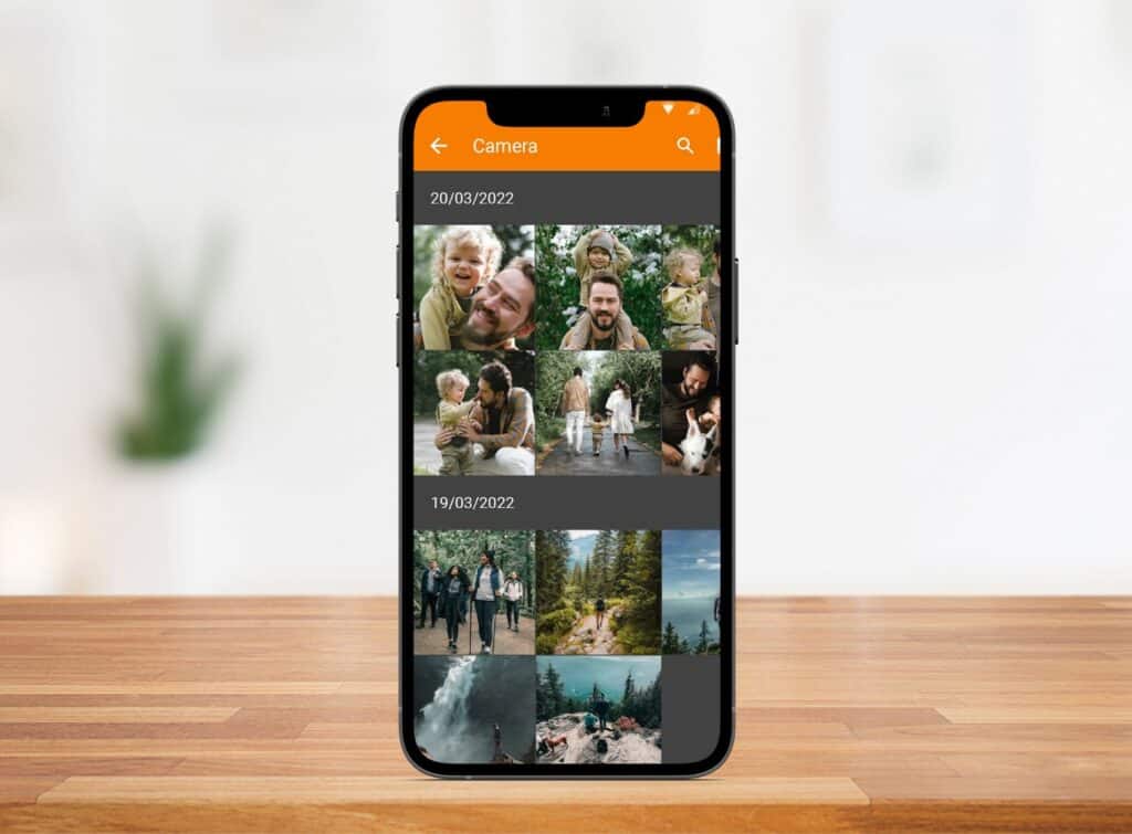 Simple Gallery app para saber fecha de fotos
