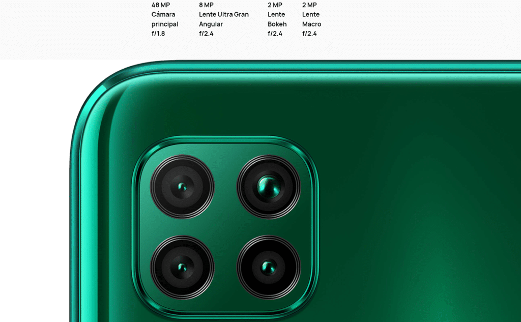 camara del Huawei p40 Lite 
