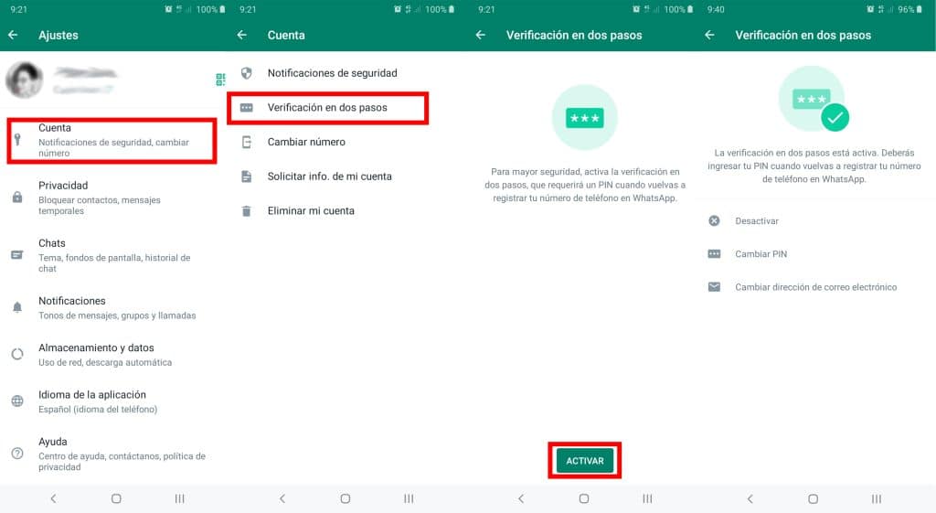 verificacion 2 pasos whatsapp