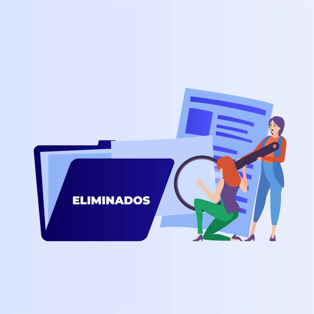 revisar la carpeta de eliminados