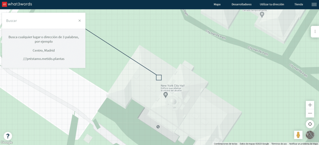 what3words ubicación de gps falsa