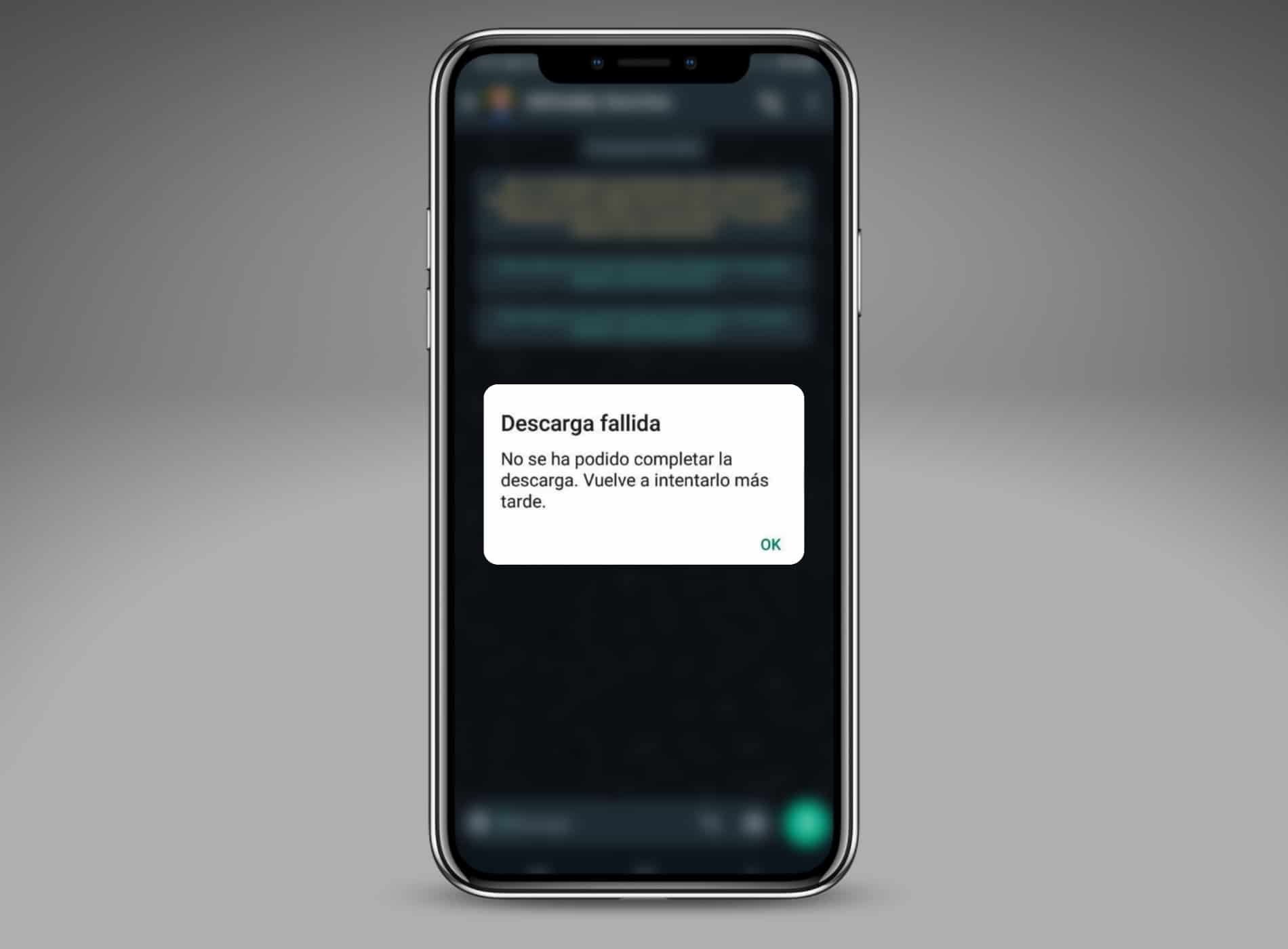 Solución al Error Descarga Fallida WhatsApp