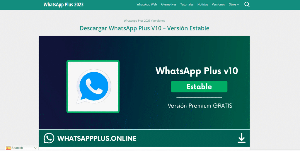 WhatsApp plus v10 y 10.30