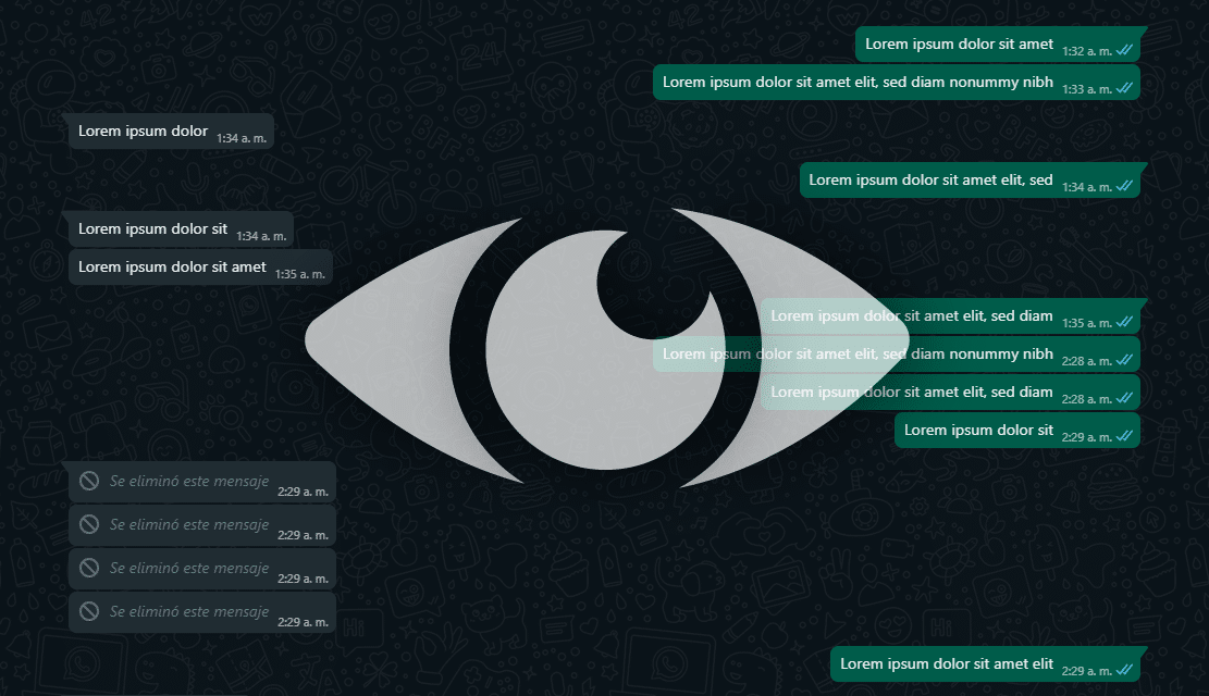 cómo ver mensajes borrados de WhatsApp de otra persona