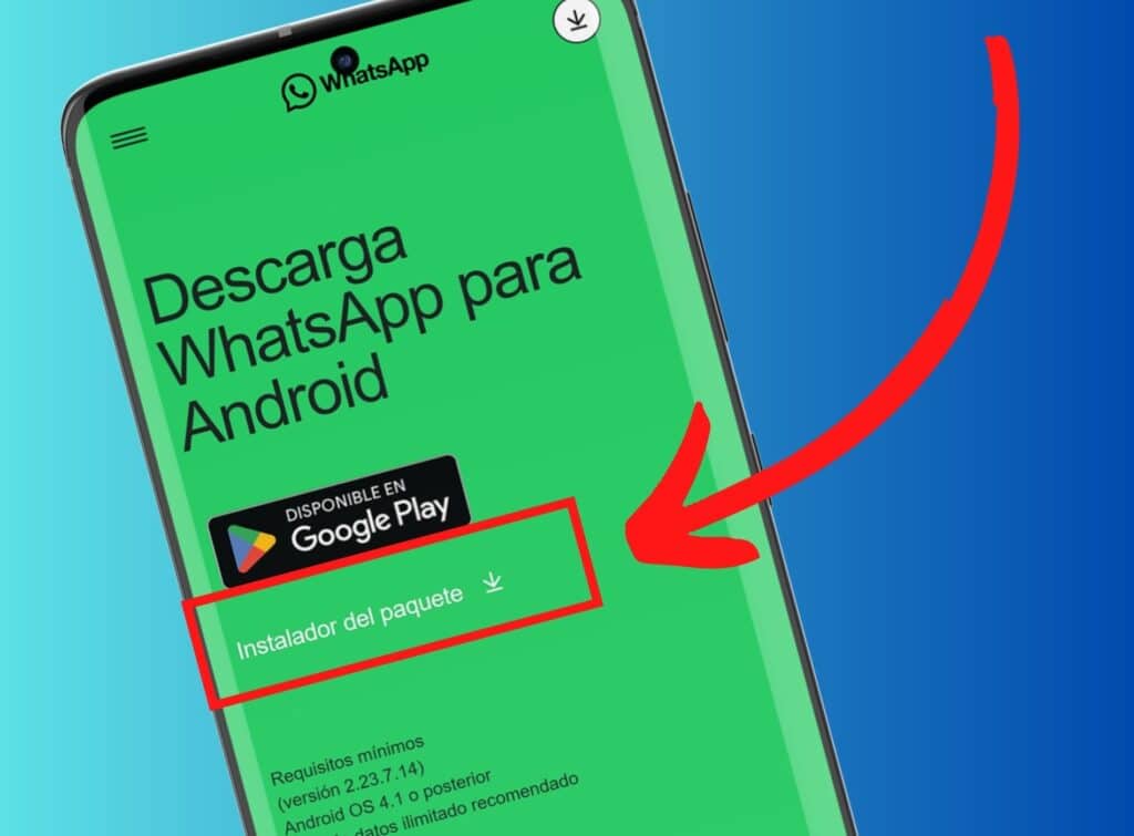 Descargar WhatsApp desde la página web oficial