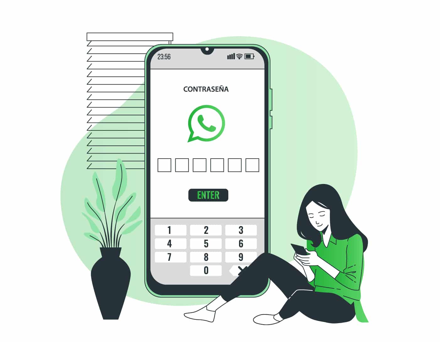 como bloquear whatsapp con contraseña