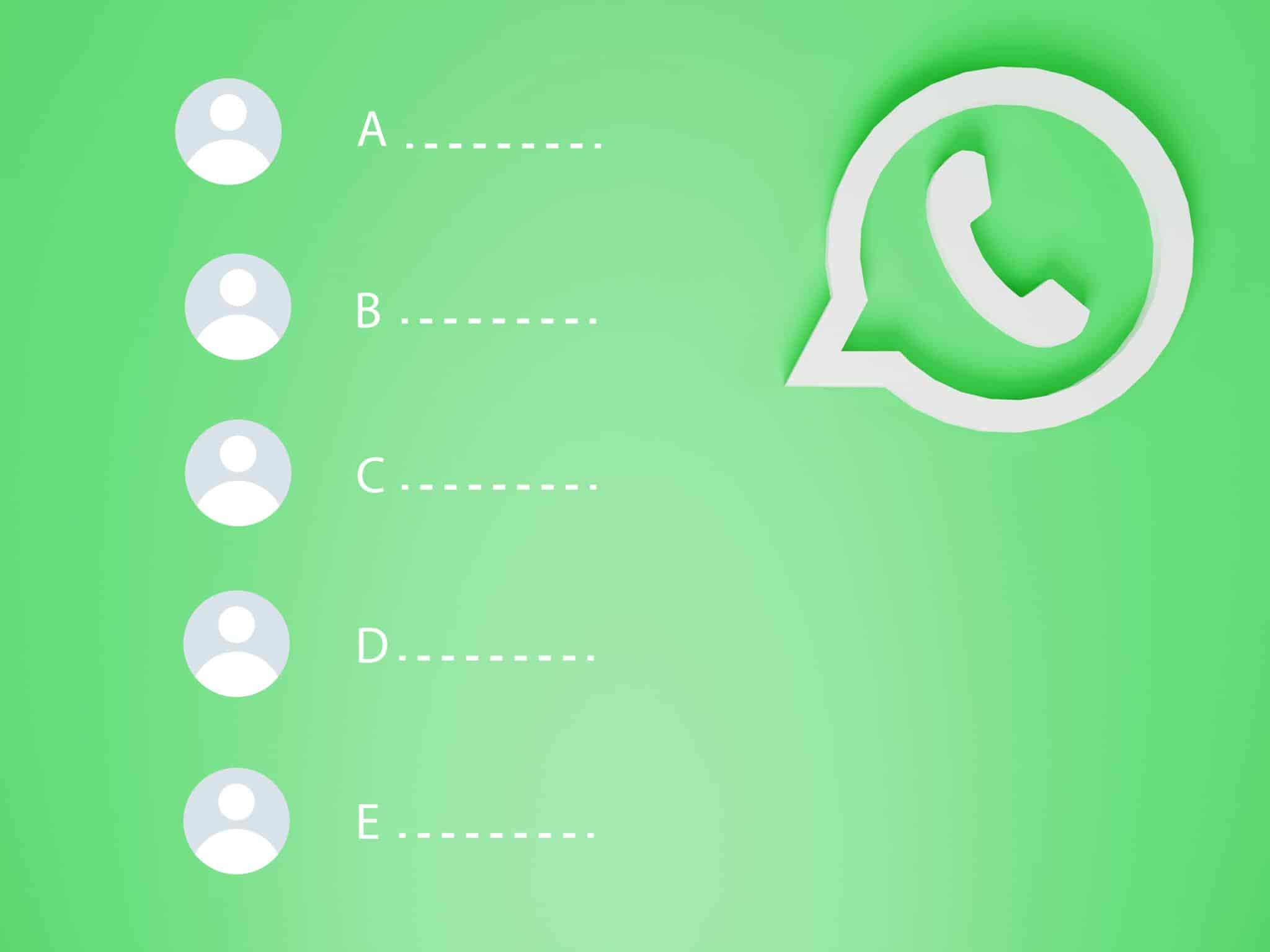 contactos whatsapp desordenados