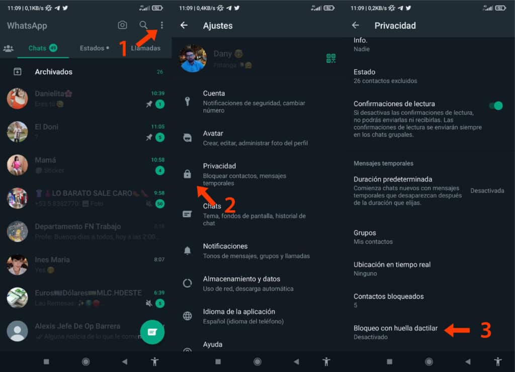 cómo bloquear mi WhatsApp
