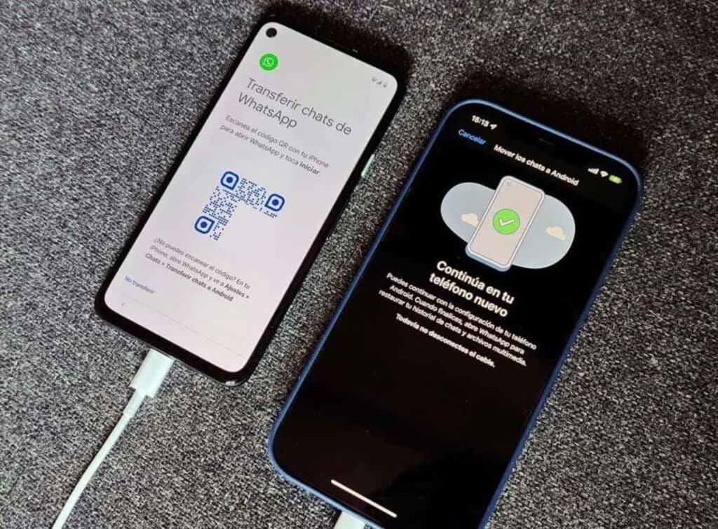 respaldo WhatsApp de iPhone a Android