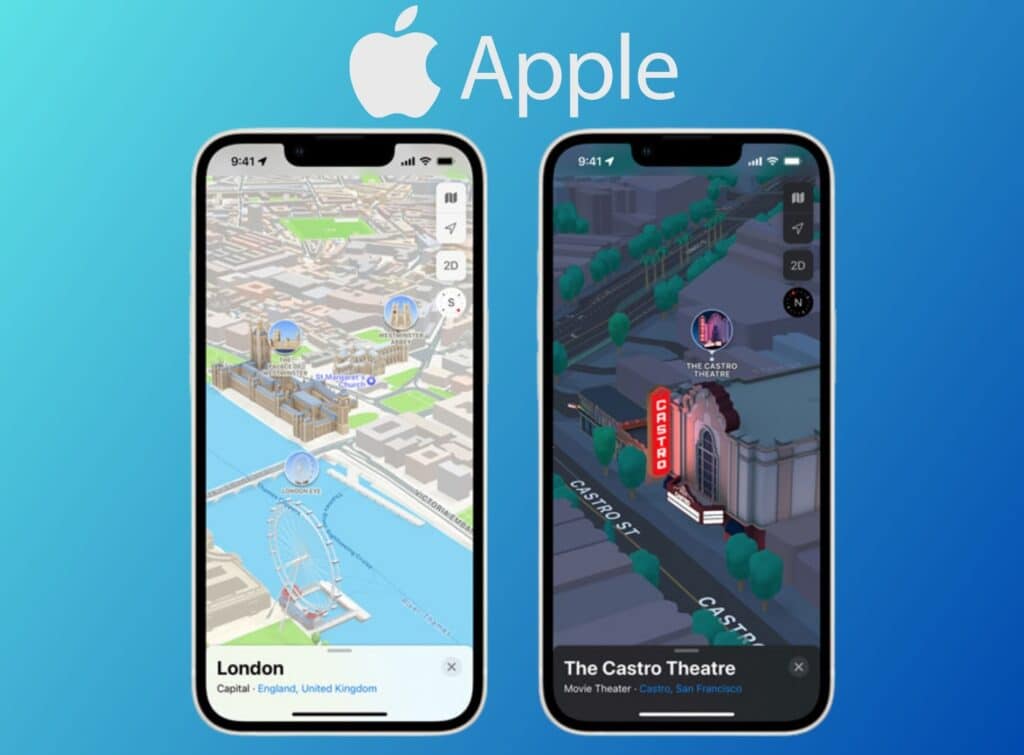 Apple Maps como alternativas a Google Maps