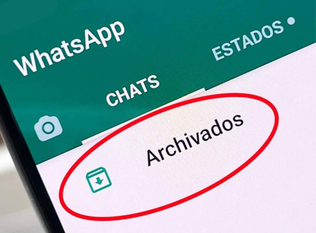 Archivar mensajes WhatsApp