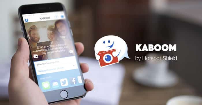 Kaboom para enviar mensajes que se autodestruyen
