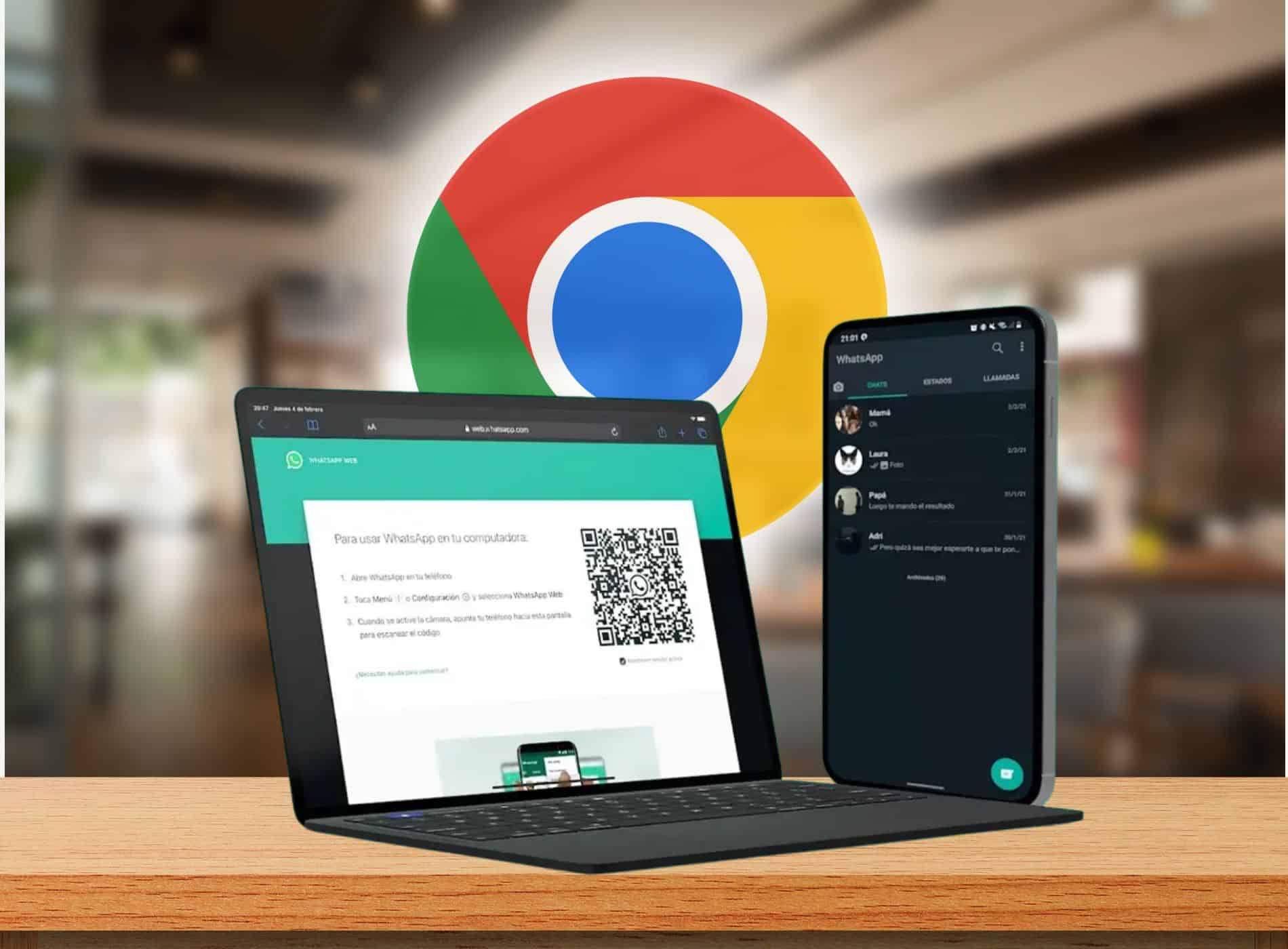 WhatsApp Web en Google Chrome