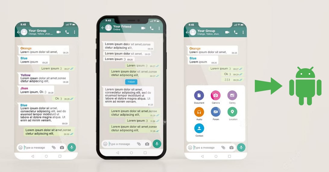 WhatsApp estilo iPhone en android