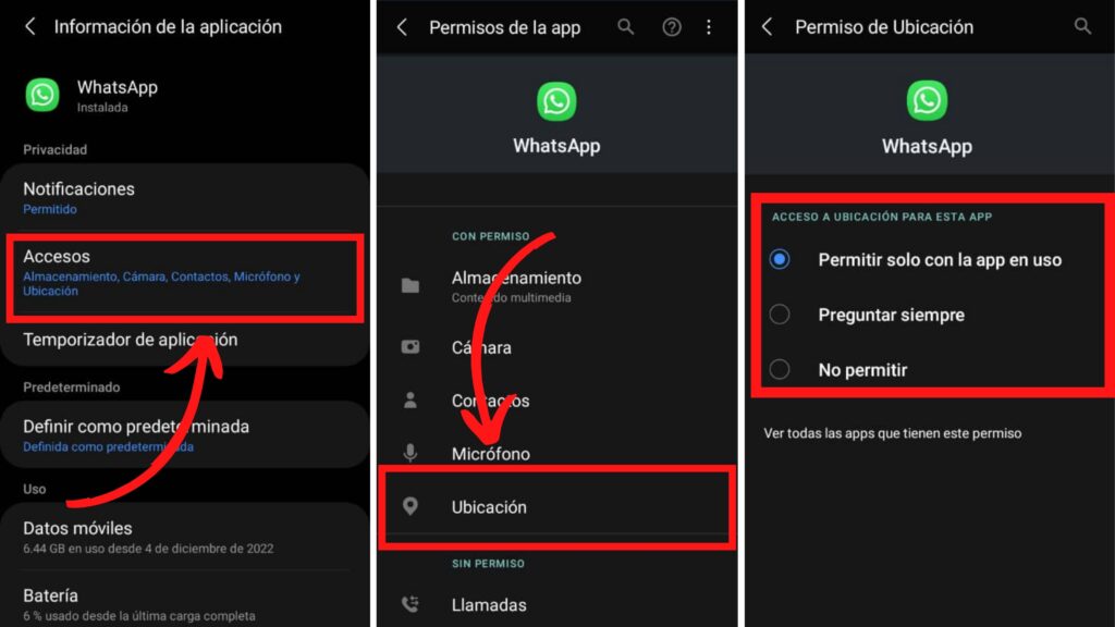 como activar ubicación en whatsapp 