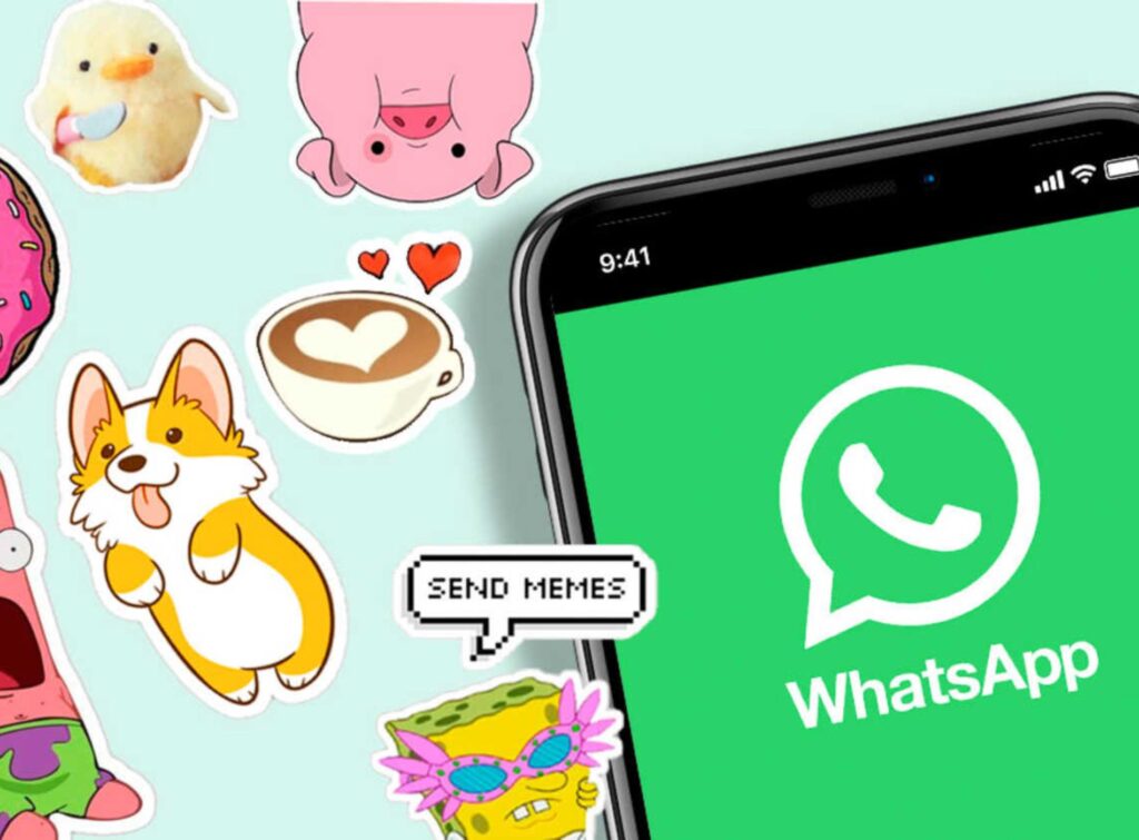 cómo buscar stickers en WhatsApp. 