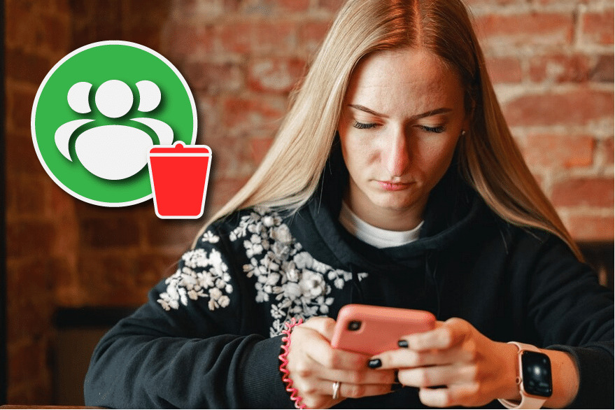 cómo eliminar un grupo de WhatsApp