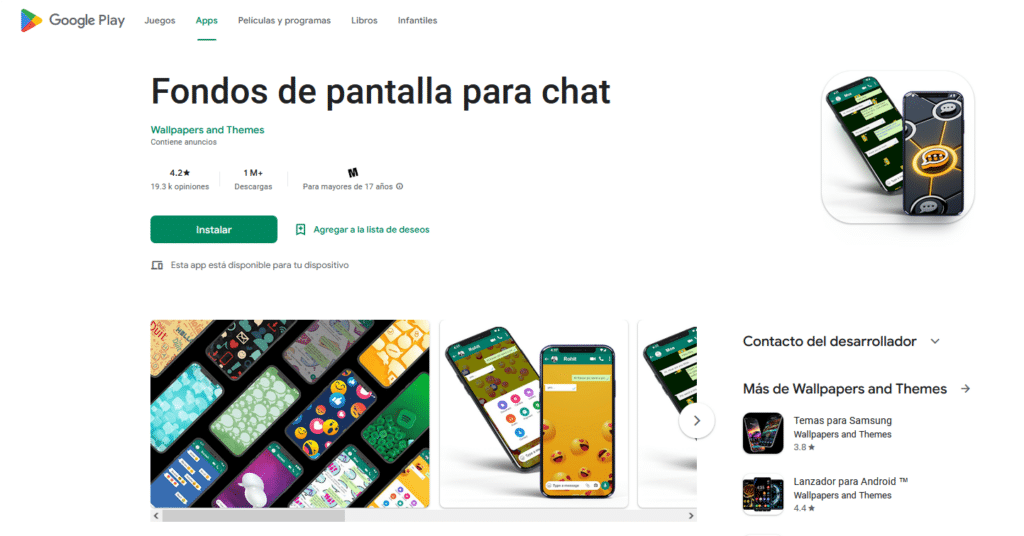 fondos de pantalla para chat