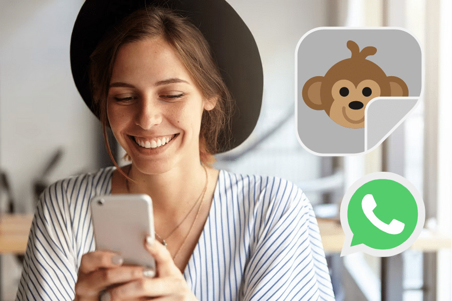 monos chistosos para WhatsApp