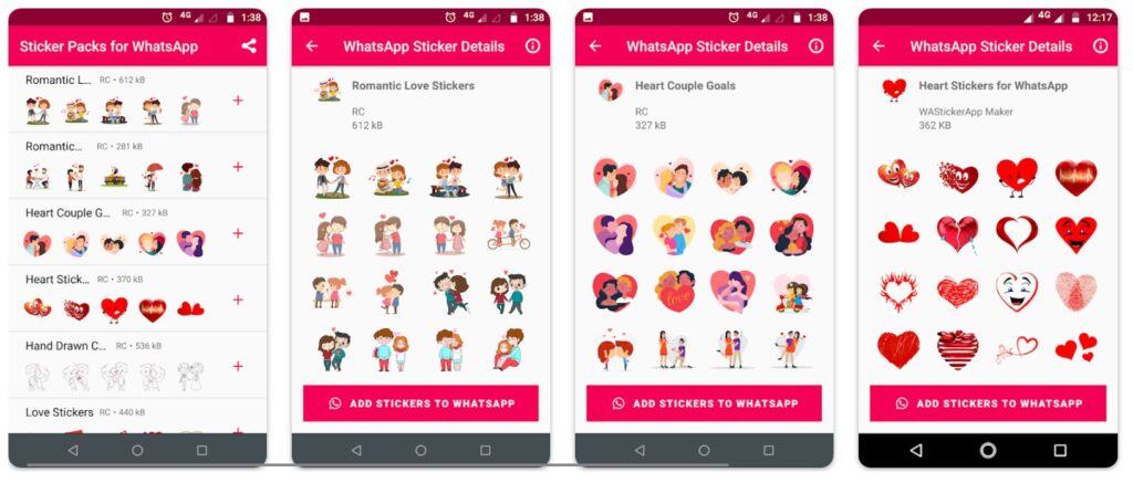 stickers amorosos para whatsapp